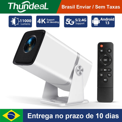 Mini Projetor Portátil 4K