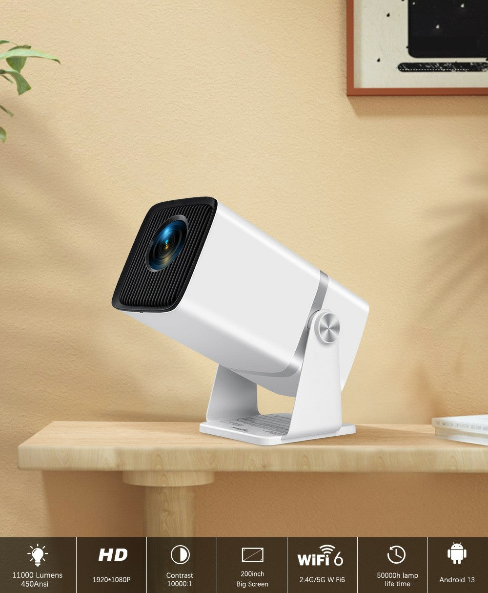 Mini Projetor Portátil 4K